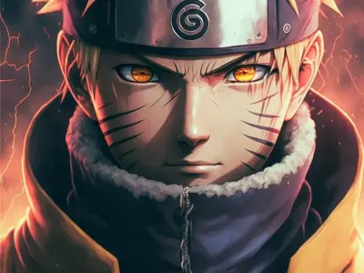 Ảnh Naruto ngầu thể hiện sức mạnh huyền thoại của Uzumaki