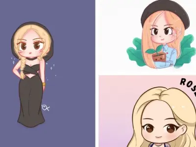 Cập nhật bộ sưu tập ảnh Rose chibi đáng yêu dành cho fan