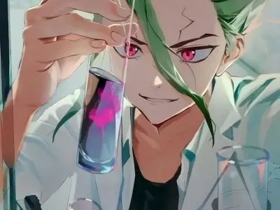 Cập nhật hình ảnh Senku cực chất từ bộ anime Dr. Stone