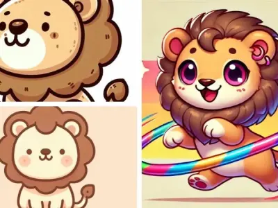 Khám phá bộ sưu tập ảnh sư tử chibi siêu dễ thương