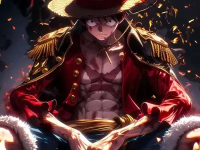 Những ảnh anime Luffy ngầu khiến fan One Piece rung động