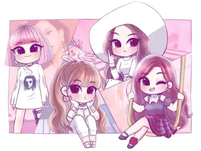 Khám phá bộ hình nền chibi đáng yêu ngộ nghĩnh tuyệt vời