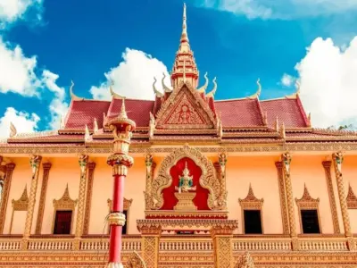 Chùa Xiêm Cán nét kiến trúc Khmer lộng lẫy bậc nhất miền Tây