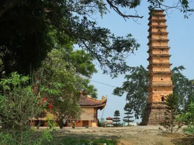 Tháp Bình Sơn báu vật kiến trúc đất nung trên đất Vĩnh Phúc