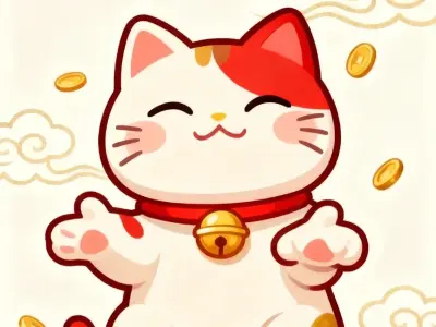 Avatar mèo thần tài đẹp hút tài lộc may mắn hot nhất