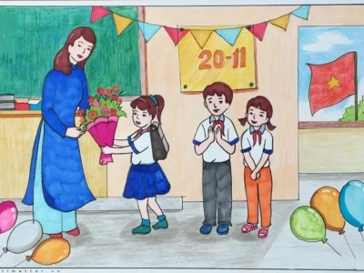 160+ Hình ảnh cô giáo chibi mặc áo dài cute, đáng yêu