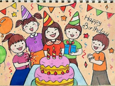 Chibi Hình Vẽ Cute Chúc Mừng Sinh Nhật: Tuyển Tập Mẫu Độc Đáo Nhất 2026
