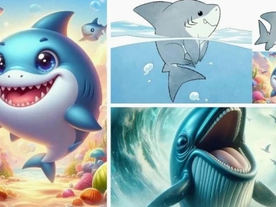 Khám Phá Thế Giới Cá Mập Chibi Đáng Yêu Và Ngộ Nghĩnh