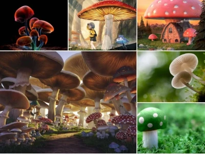Khám phá Thế giới Nấm Chibi Dễ Thương Đầy Sáng Tạo