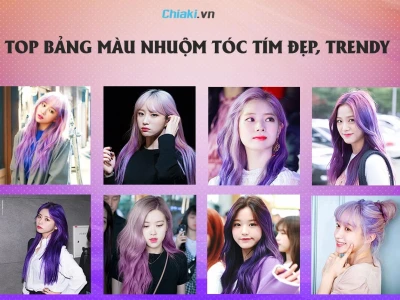Nhuộm Tóc Màu Tím Than: Xu Hướng Thời Thượng Cho Năm 2026