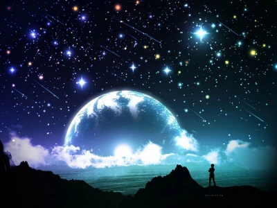 Tuyển tập ảnh bầu trời đêm anime galaxy đẹp mê hoặc cho năm 2026